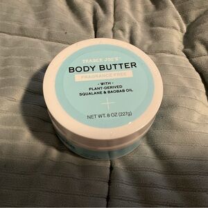 Trader Joe's Fragrance-Free Body Butter - Blue & White